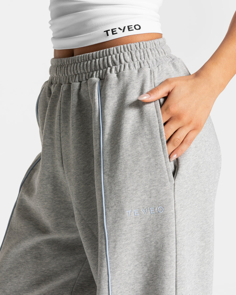 Pantalon de jogging Contrastline Wide Leg « gris clair »