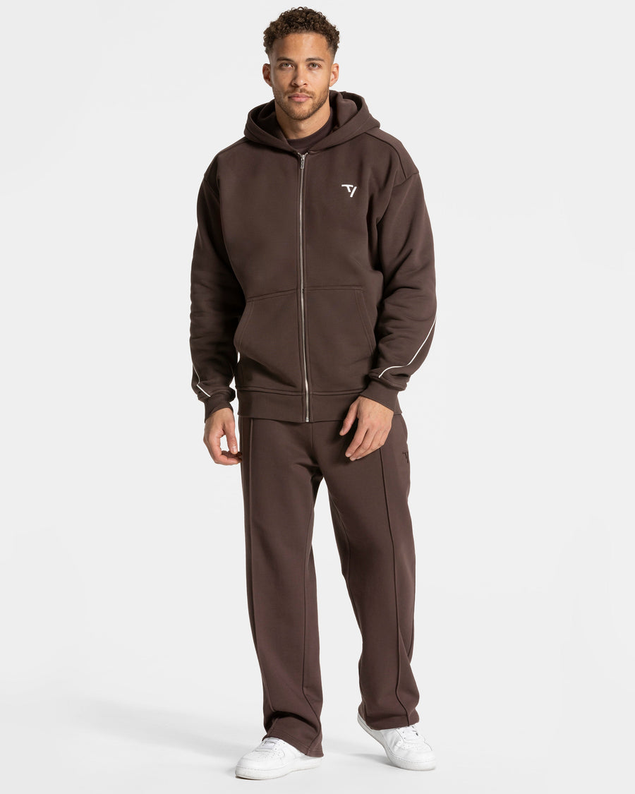 Pantalon de jogging Contrastline Straight Leg « Espresso »