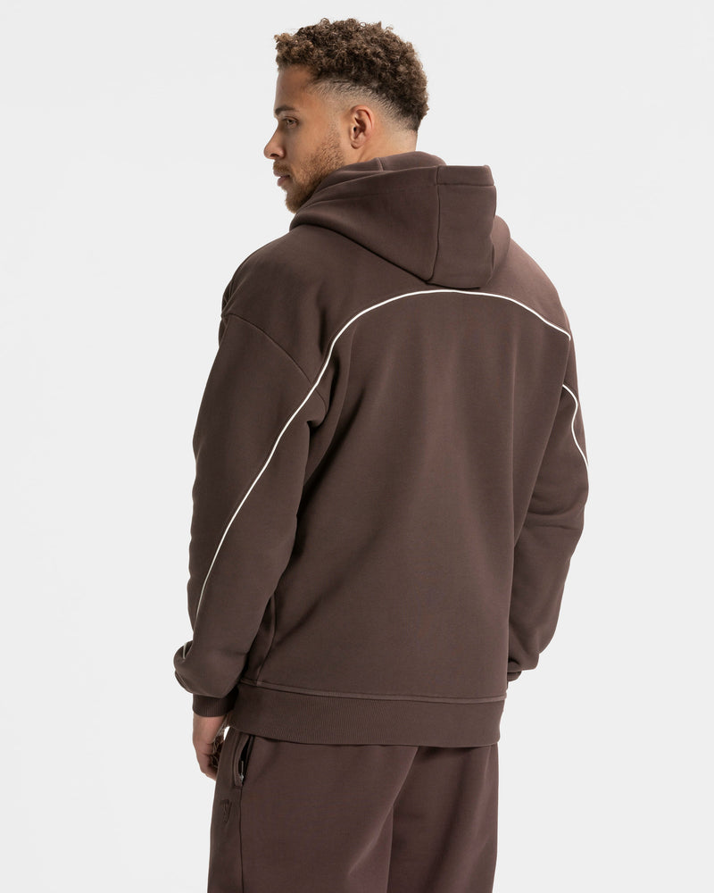 Veste de sport zippée Contrastline « Espresso »