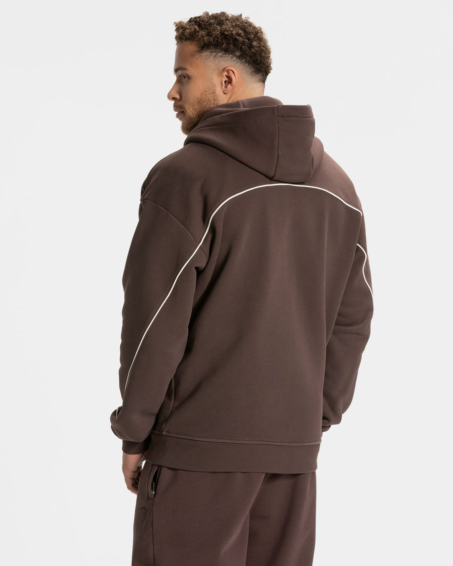 Veste de sport zippée Contrastline « Espresso »