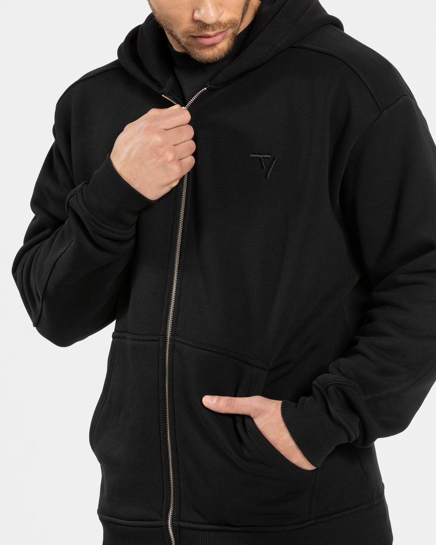 Veste de sport zippée Contrastline « noire »