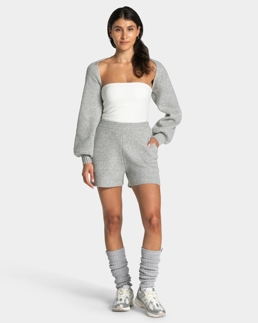 Guêtres Knit « gris chiné »