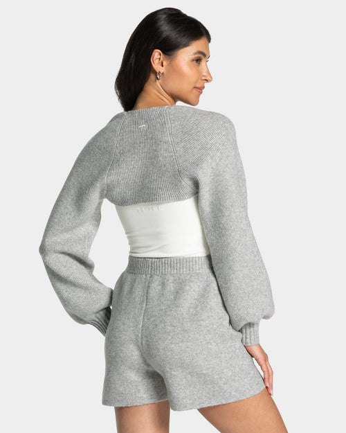 Boléro Knit « Gris chiné »