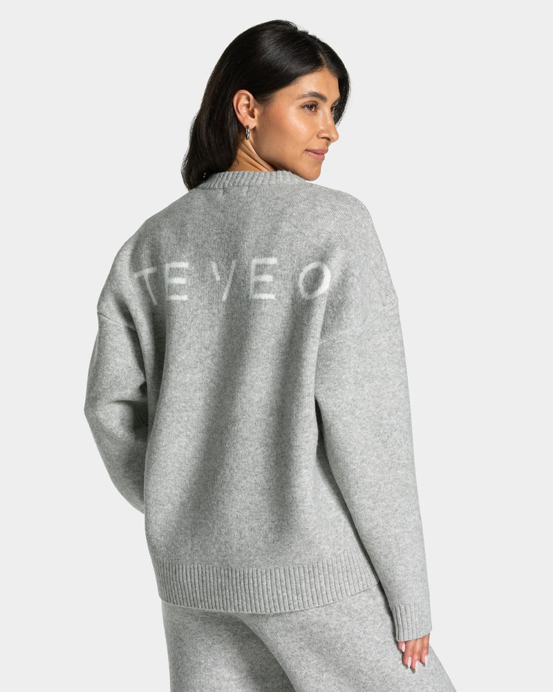 Sweat-shirt Knit « Gris chiné »