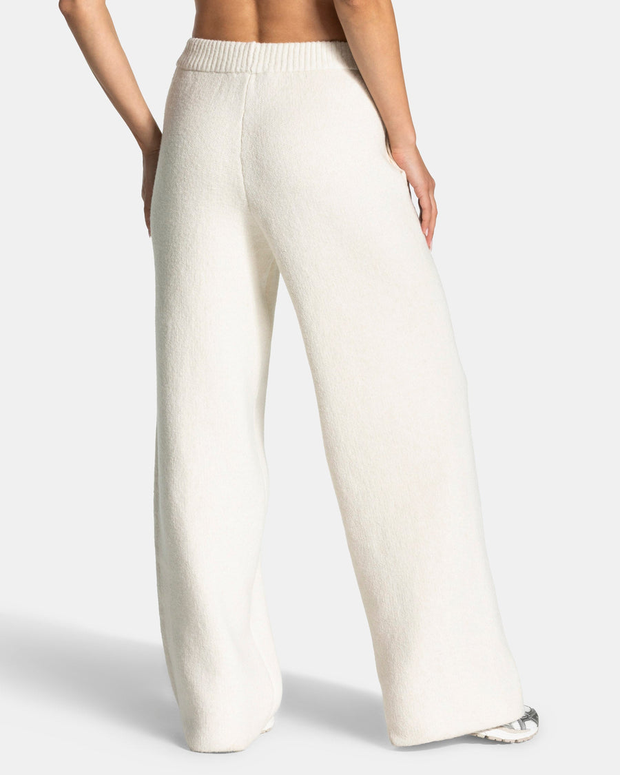 Pantalon jambe droite Knit « Cream »