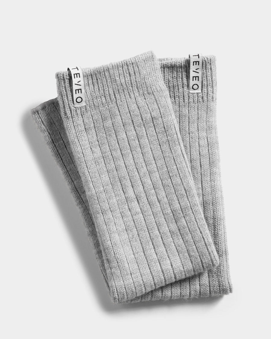 Guêtres Knit « gris chiné »