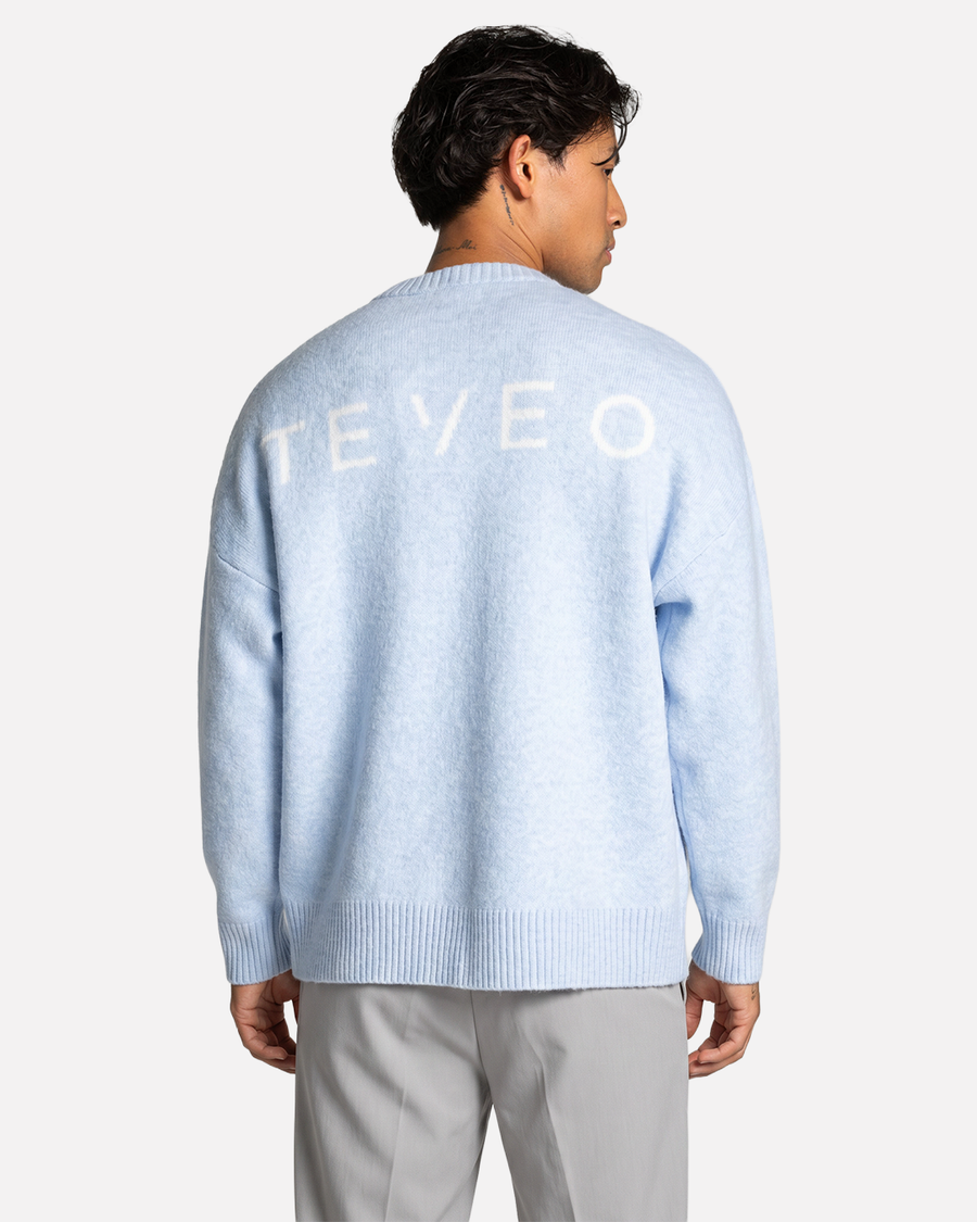 Sweat-shirt Knit « Bleu layette »