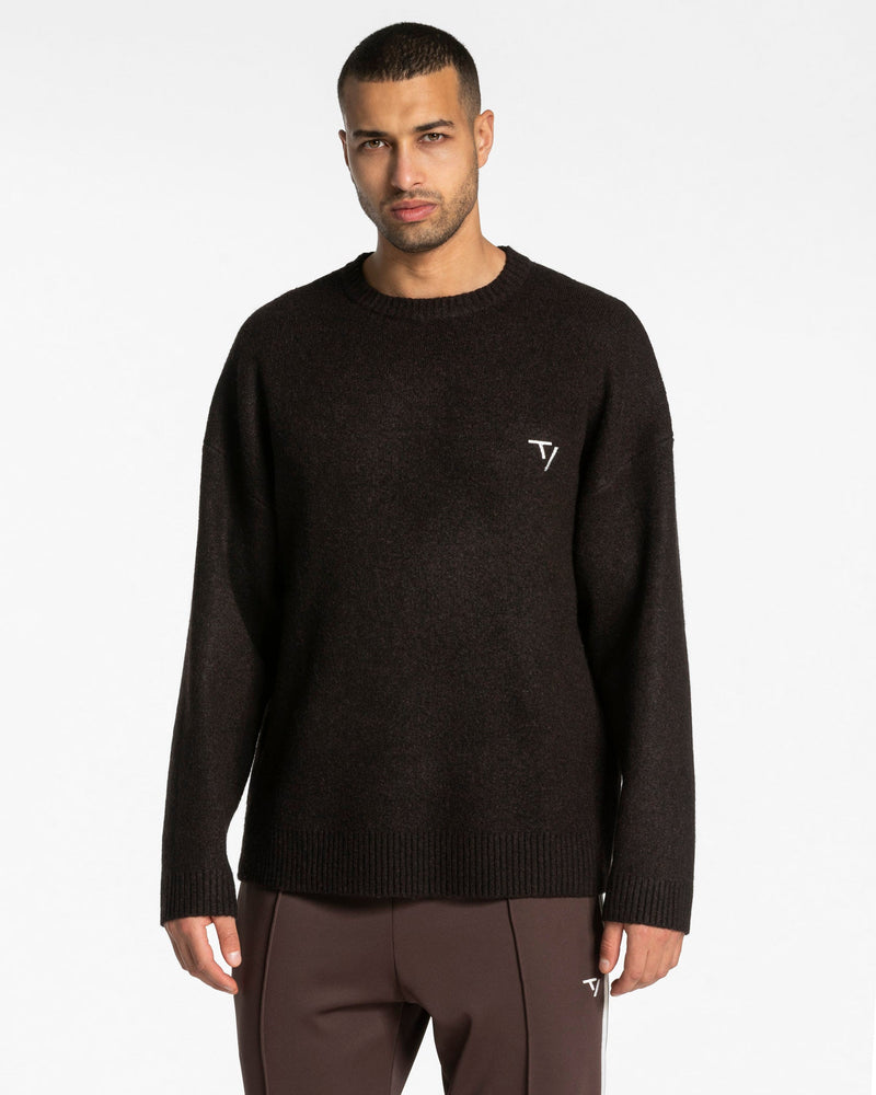 Sweat-shirt Knit « Dark Chocolate »
