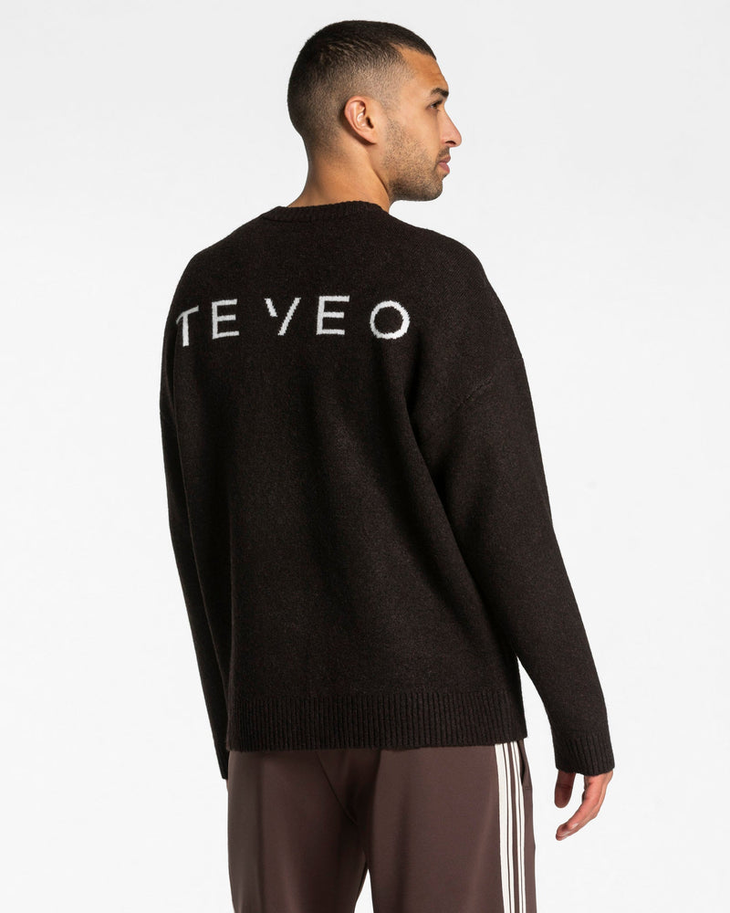 Sweat-shirt Knit « Dark Chocolate »