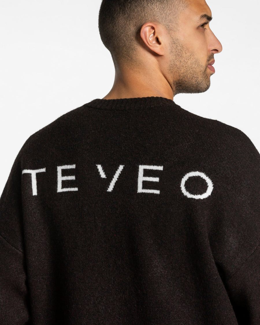 Sweat-shirt Knit « Dark Chocolate »