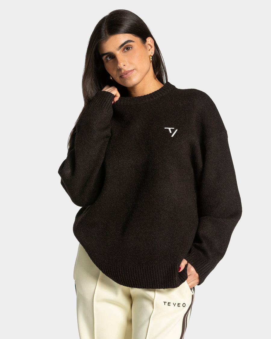 Sweat-shirt Knit « Dark Chocolate »