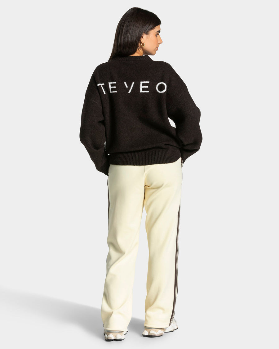 Sweat-shirt Knit « Dark Chocolate »
