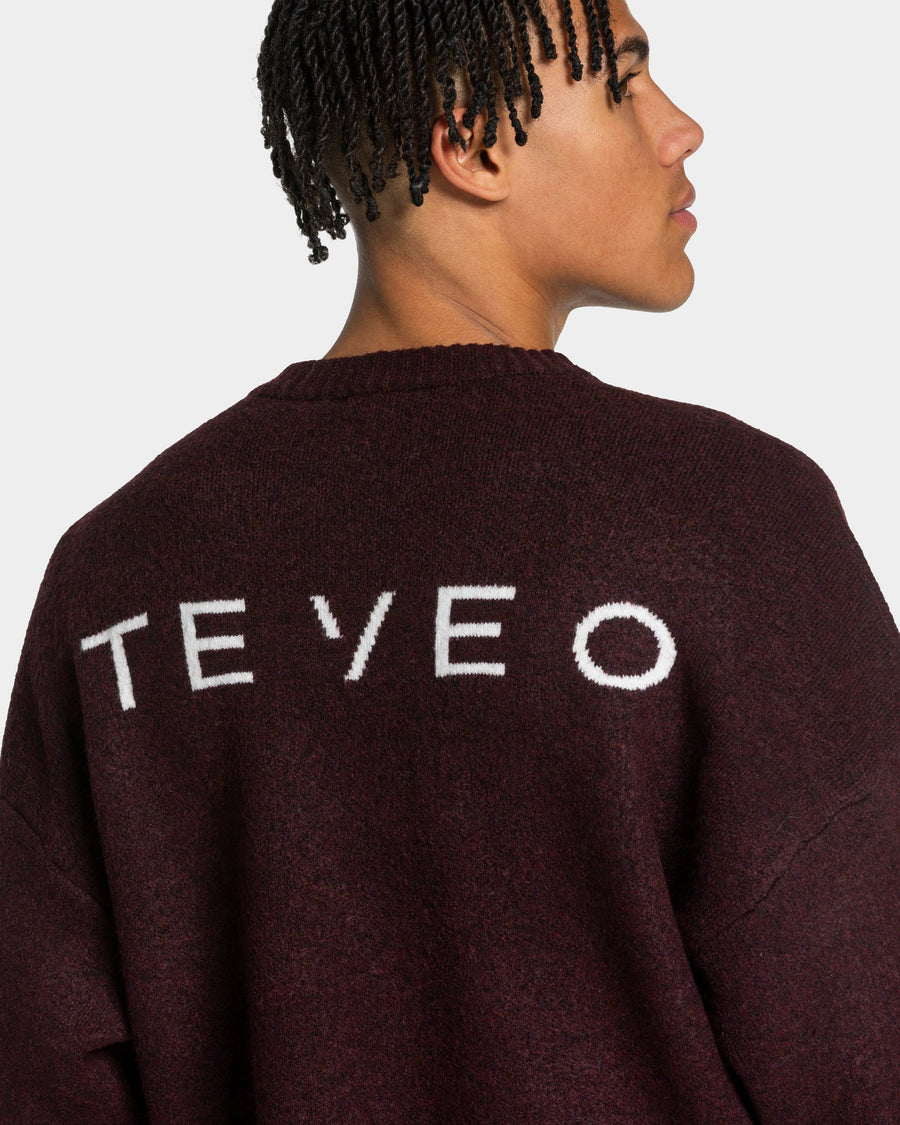 Sweat-shirt Knit « Merlot »