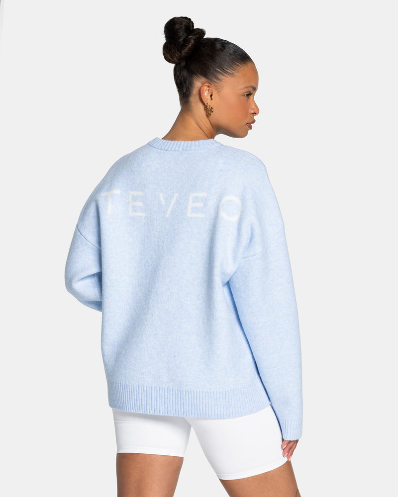 Sweat-shirt Knit « Bleu layette »