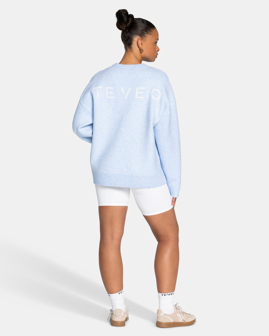 Sweat-shirt Knit « Bleu layette »