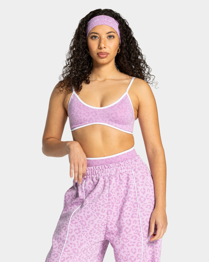 Brassière Contrastline « Léopard orchidée »