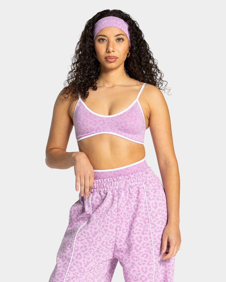 Brassière Contrastline « Léopard orchidée »