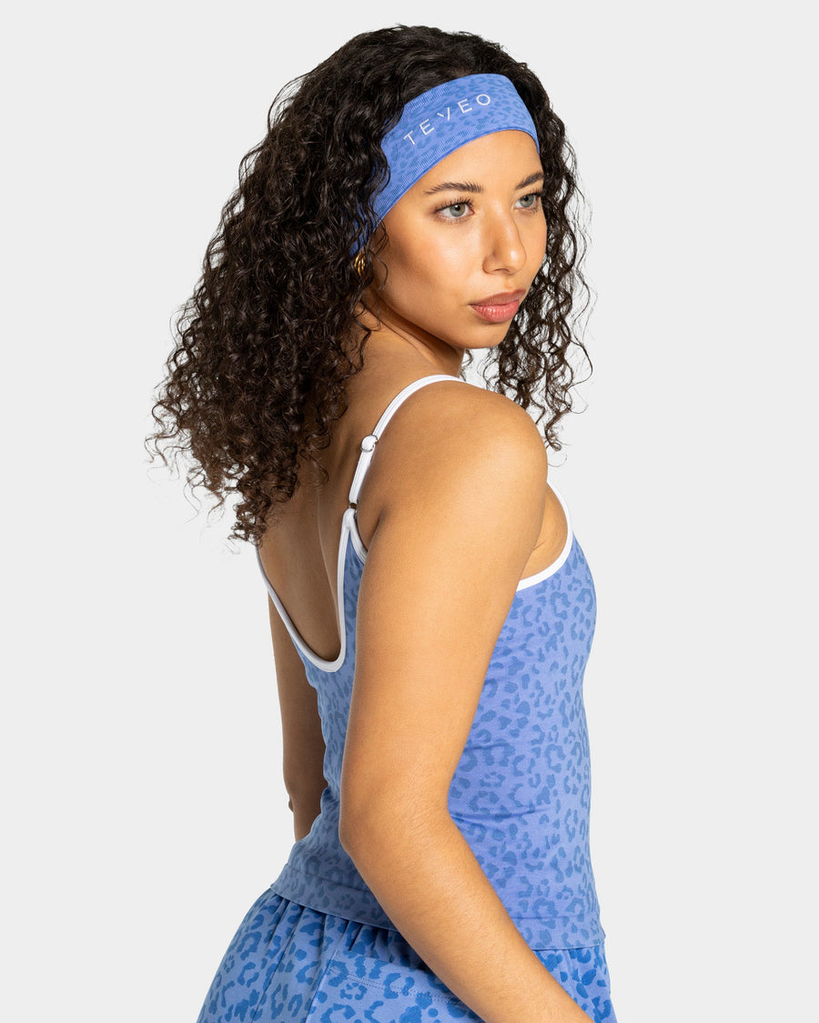 Bandeau Contrastline « Léopard Azure »