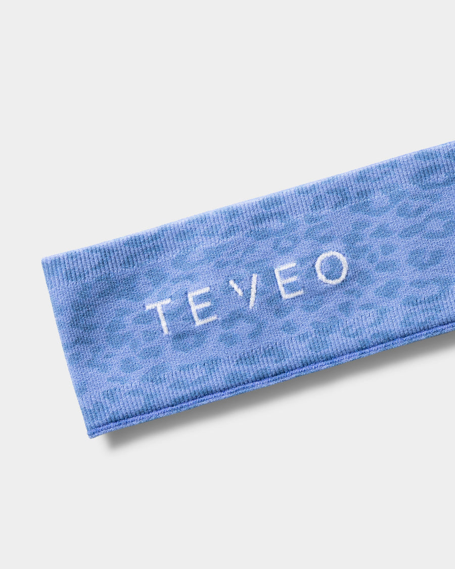 Bandeau Contrastline « Léopard Azure »
