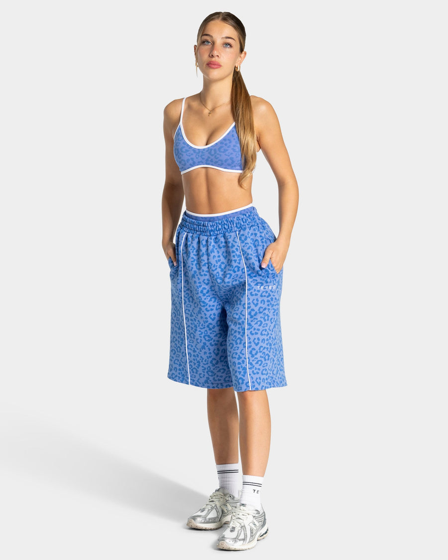 Jort oversize Contrastline « Léopard Azure »