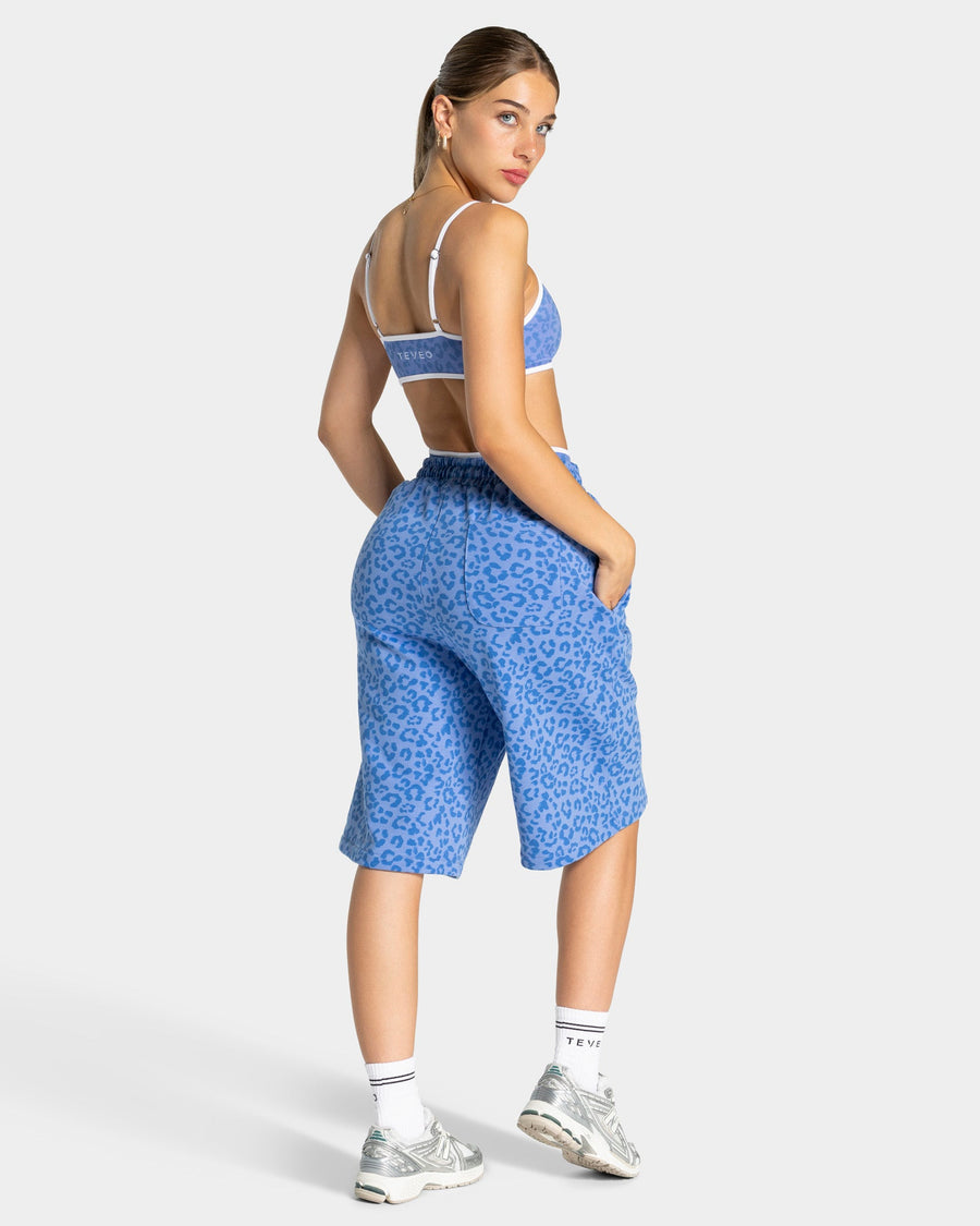 Jort oversize Contrastline « Léopard Azure »