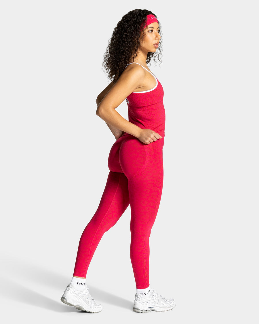 Legging Contrastline « Léopard Berry »