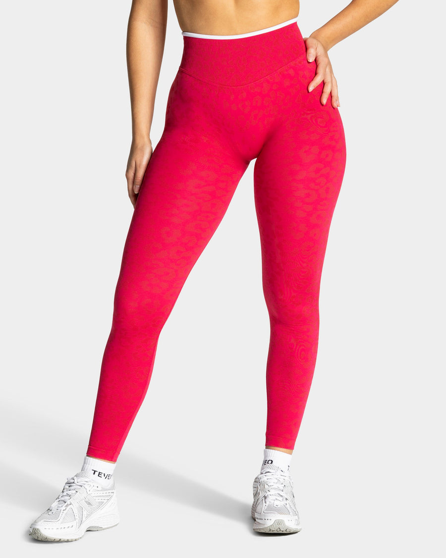 Legging Contrastline « Léopard Berry »