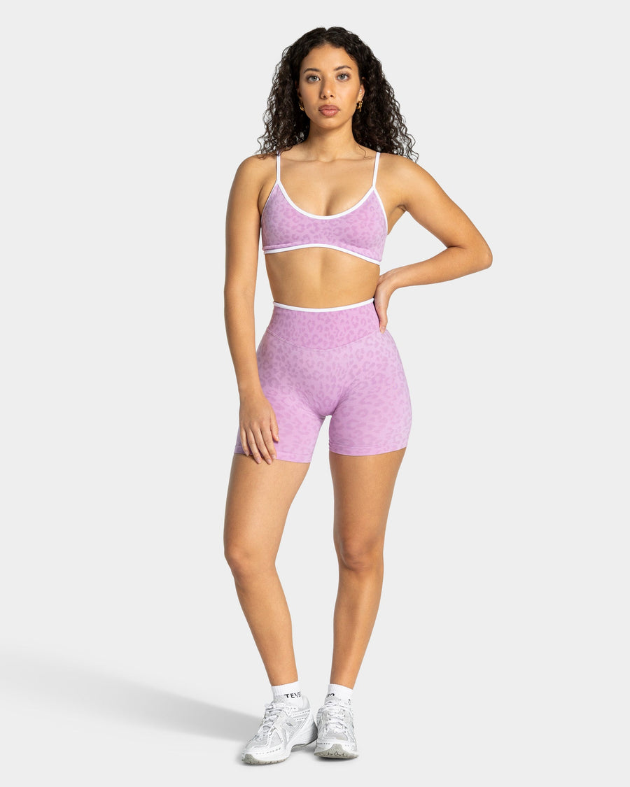 Short Sculpt Scrunch Contrastline « Léopard orchidée »
