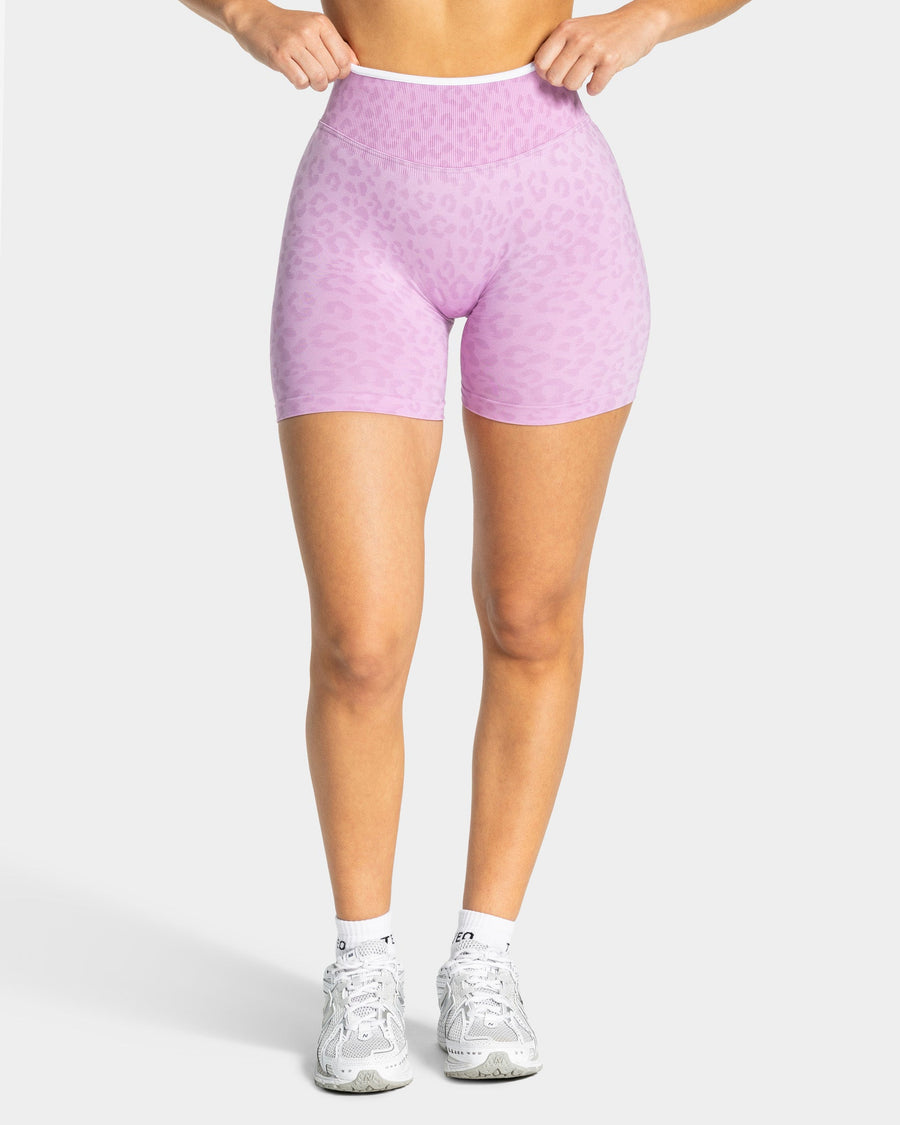 Short Sculpt Scrunch Contrastline « Léopard orchidée »
