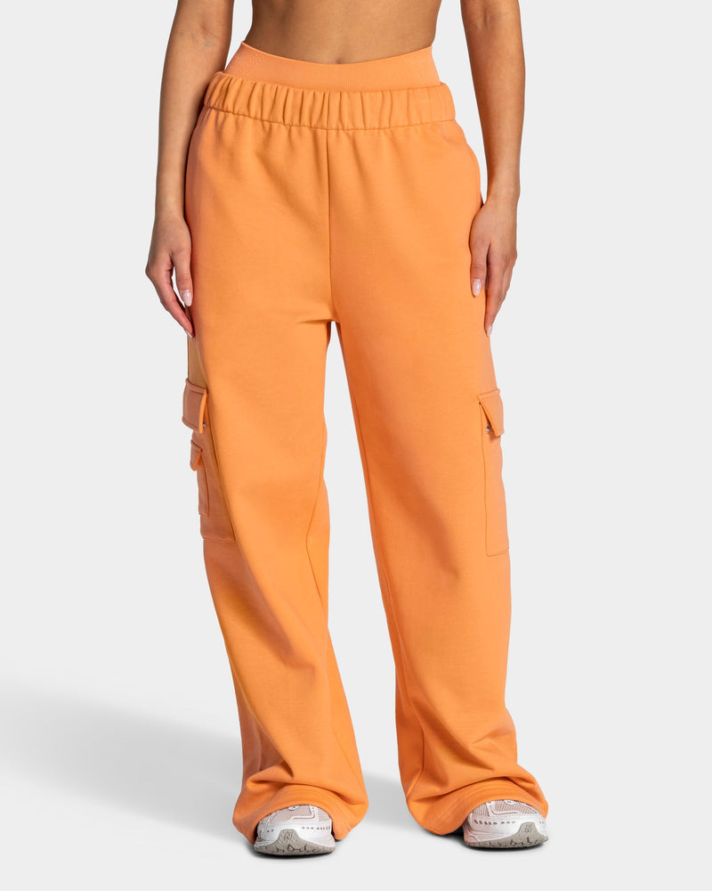 Pantalon de jogging cargo jambe large Lift « Abricot »