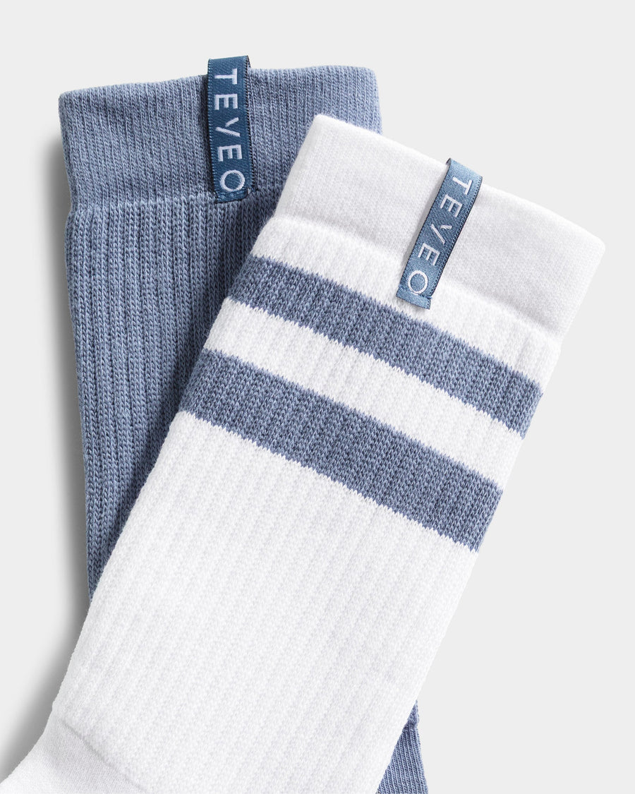 Chaussettes XXL Lift (2 paires) « Bleu acier »