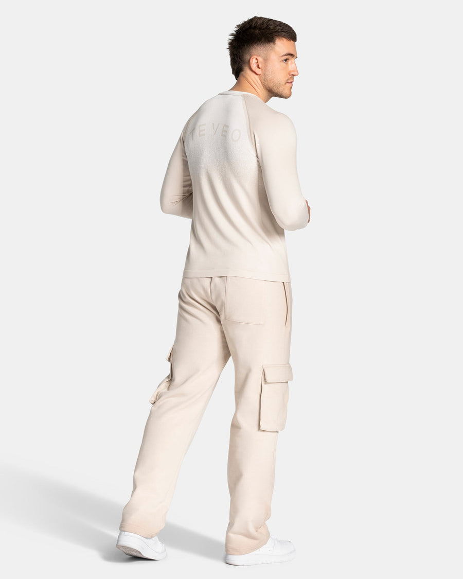 Haut à manches longues sans coutures Lift « Cream »