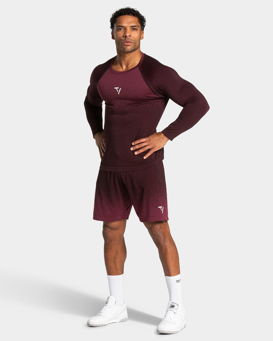Haut à manches longues sans coutures Lift « Merlot »