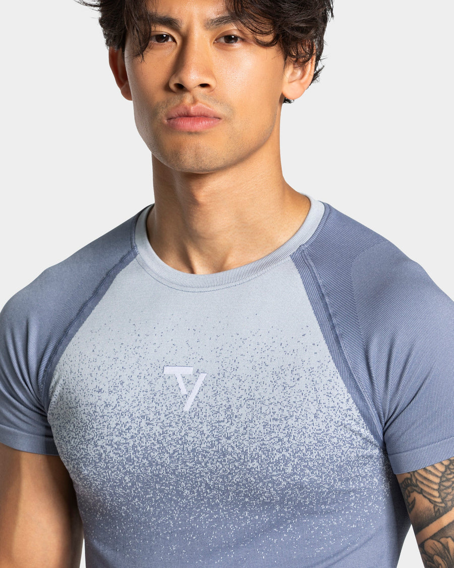 T-shirt sans coutures Lift « Bleu acier »