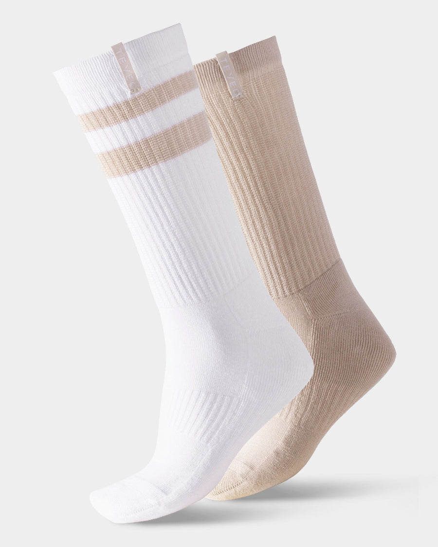 Chaussettes XXL Lift (2 paires) « Cream »