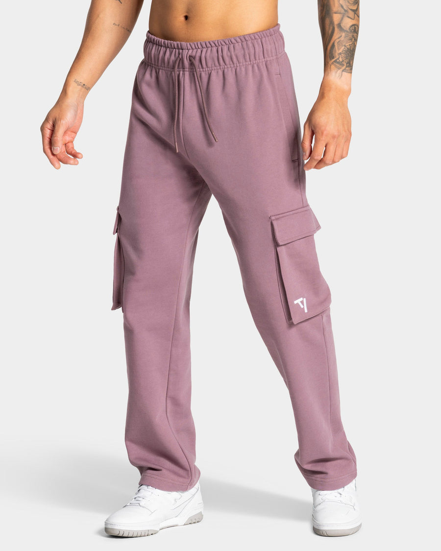 Pantalon de jogging cargo jambe large Lift « Mauve »