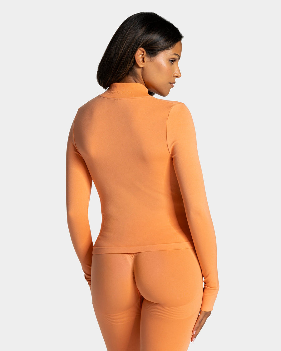 Veste de sport cargo zippée Lift « Abricot »