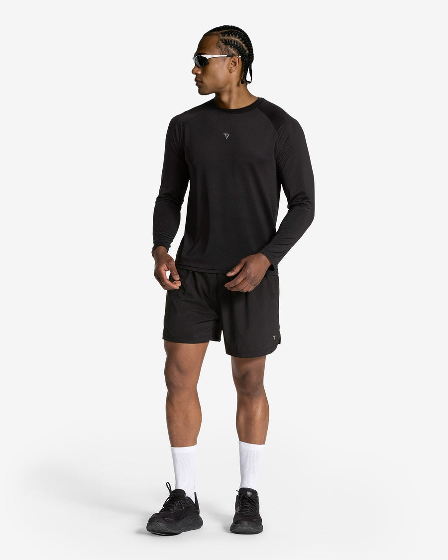 Haut à manches longues END Running « noir »