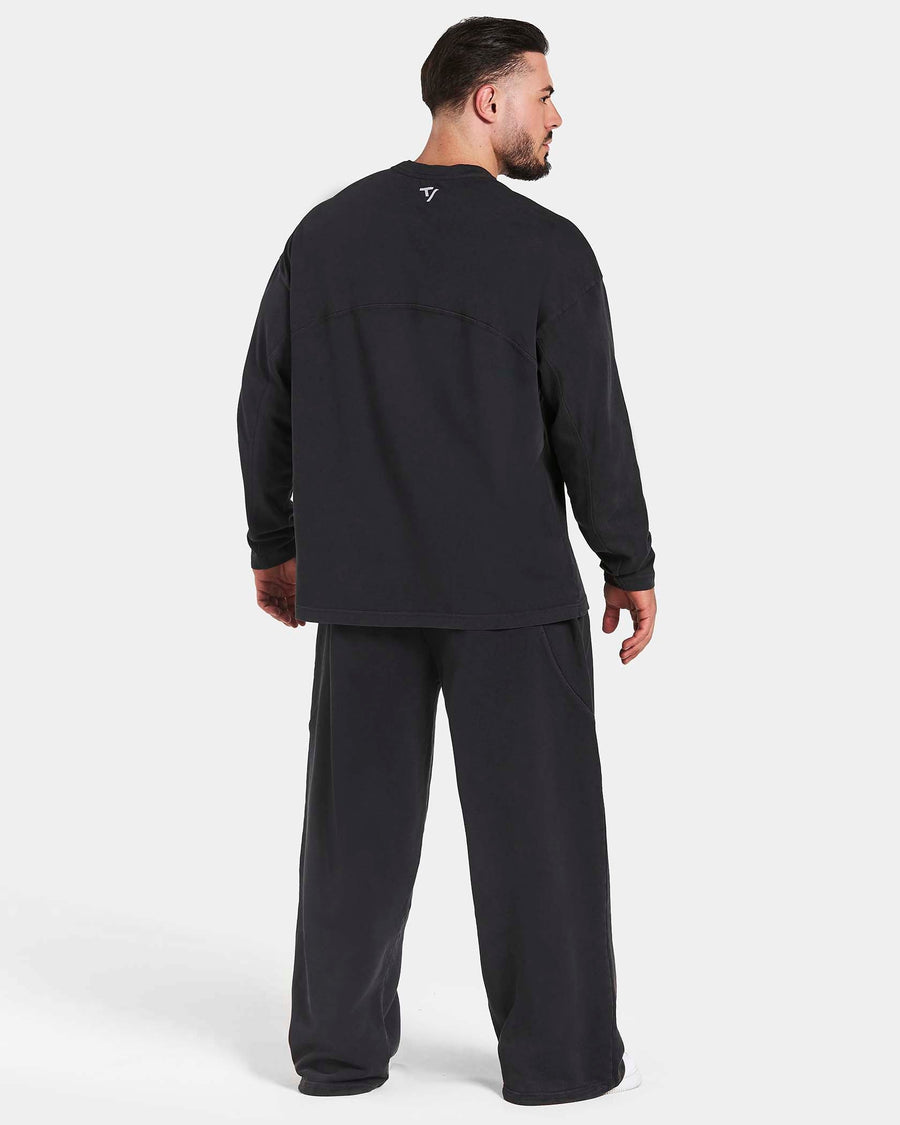 Haut à manches longues oversize Legacy Lifting « Noir Acid »