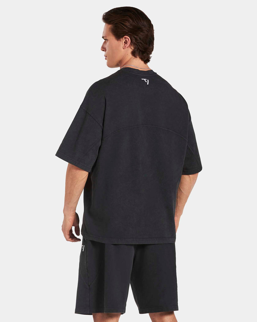 T-shirt oversize Legacy Lifting « Noir Acid »