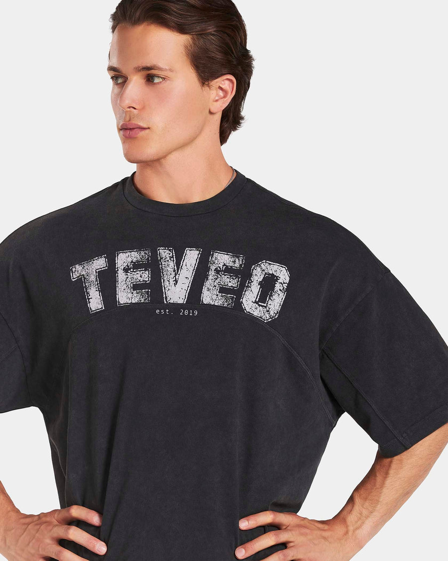 T-shirt oversize Legacy Lifting « Noir Acid »