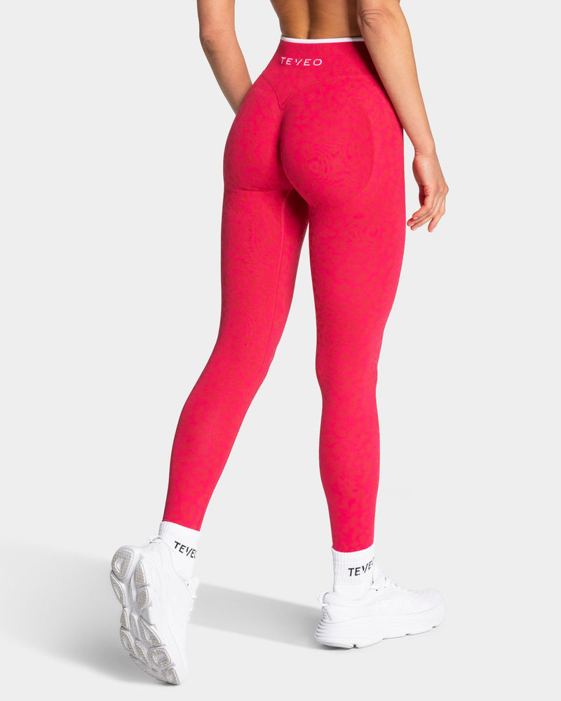 Legging Sculpt Scrunch Contrastline « Léopard Berry »