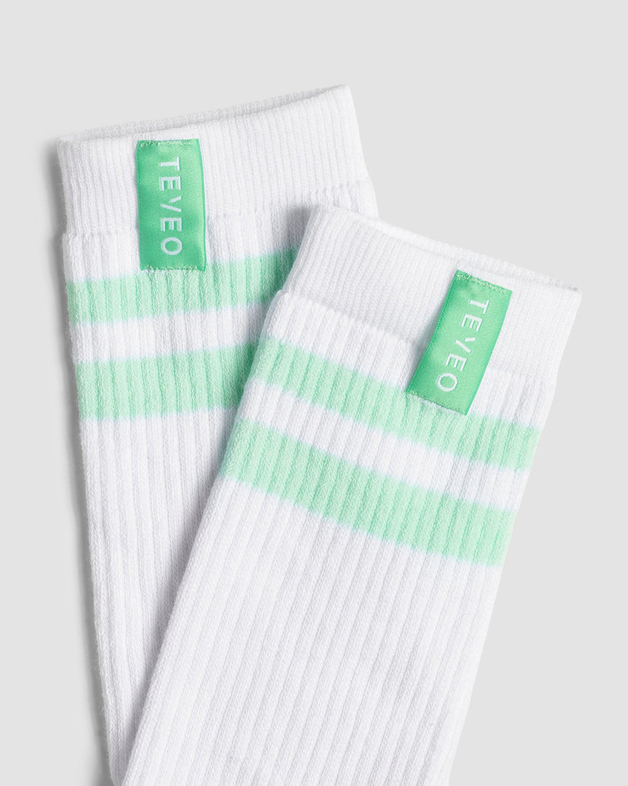 Chaussettes XXL Lift (2 paires) « menthe/blanc »
