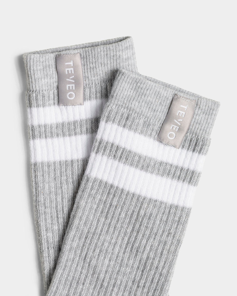 Chaussettes XXL Lift (2 paires) « gris clair/blanc »