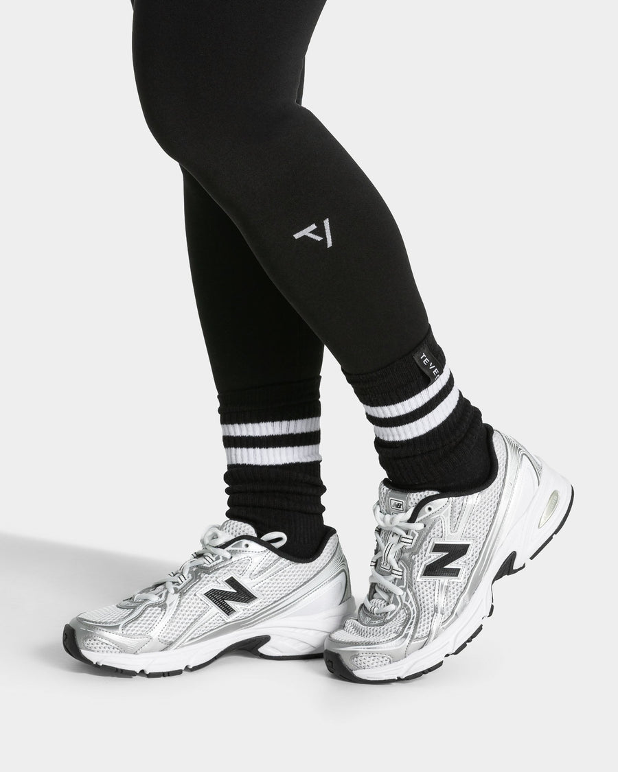 Chaussettes XXL Lift (2 paires) « noir/blanc »