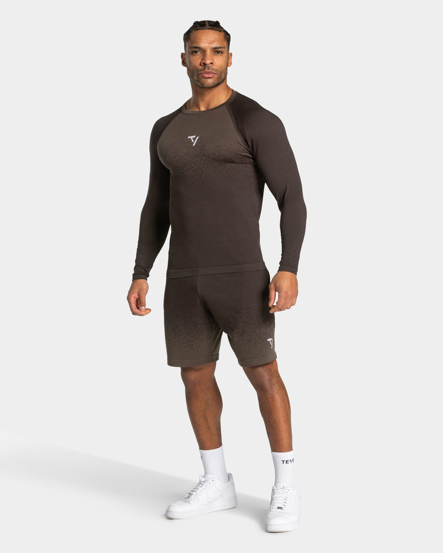 Haut à manches longues Seamless Lift « Dark Chocolate »