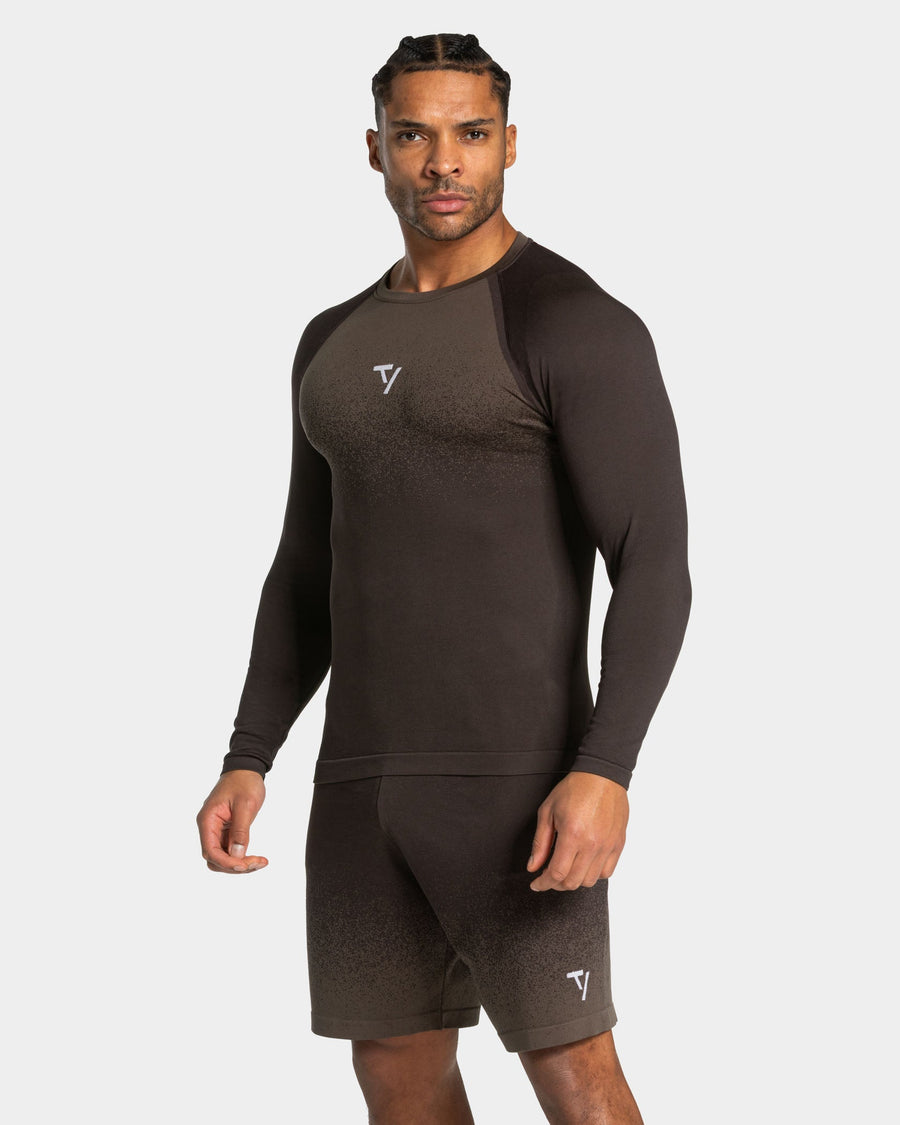 Haut à manches longues Seamless Lift « Dark Chocolate »