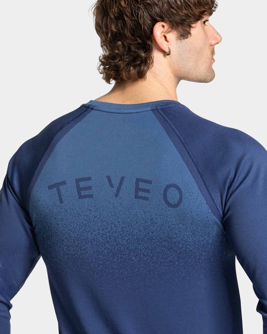 Haut à manches longues Seamless Lift « indigo »