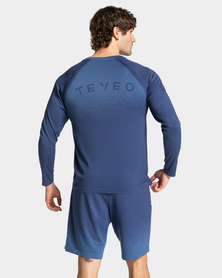 Haut à manches longues Seamless Lift « indigo »
