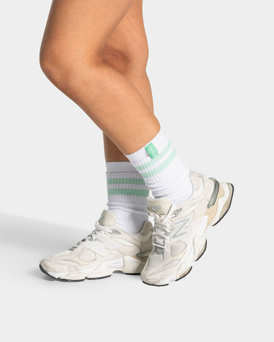 Chaussettes XXL Lift (2 paires) « menthe/blanc »